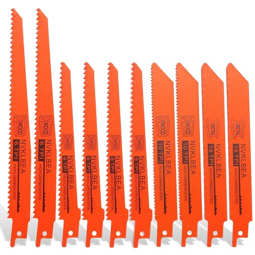 Piece reciprocating saw - 10-piece,
